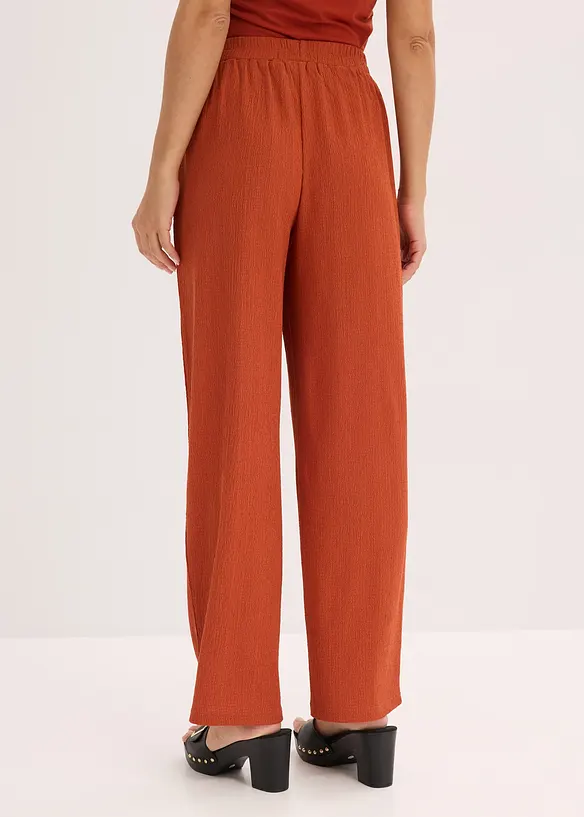 Pantaloni in jersey crêpe, bonprix