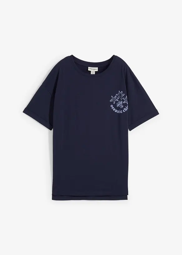 Maglia taglio boxy in puro cotone, bonprix