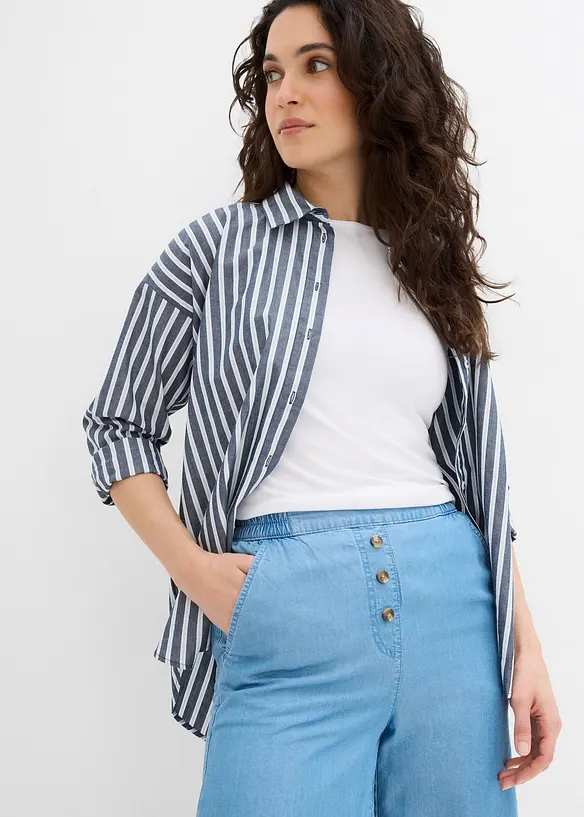 Shorts in lyocell con inserti elastici in vita, bonprix