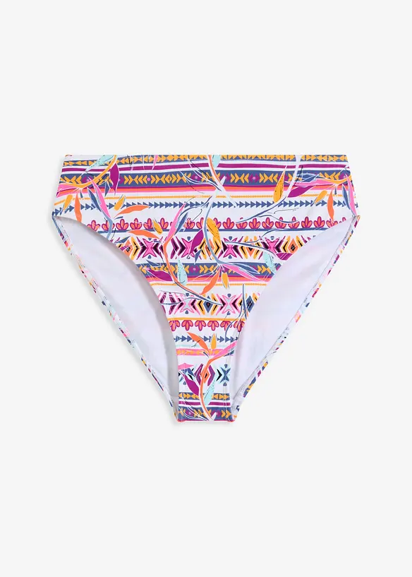 Slip sgambato a vita alta per bikini, bonprix