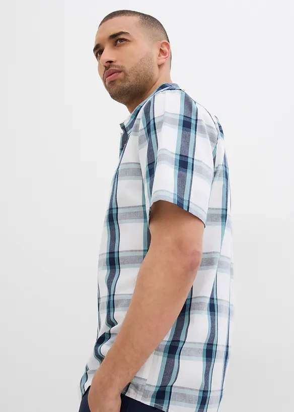 Camicia a maniche corte in puro cotone, bonprix