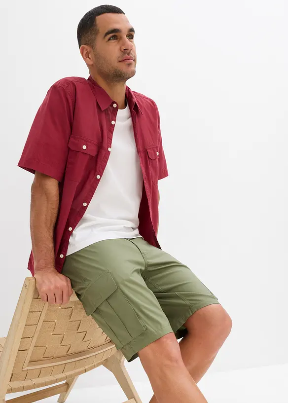 Bermuda cargo elasticizzati (pacco da 2), regular fit, bonprix