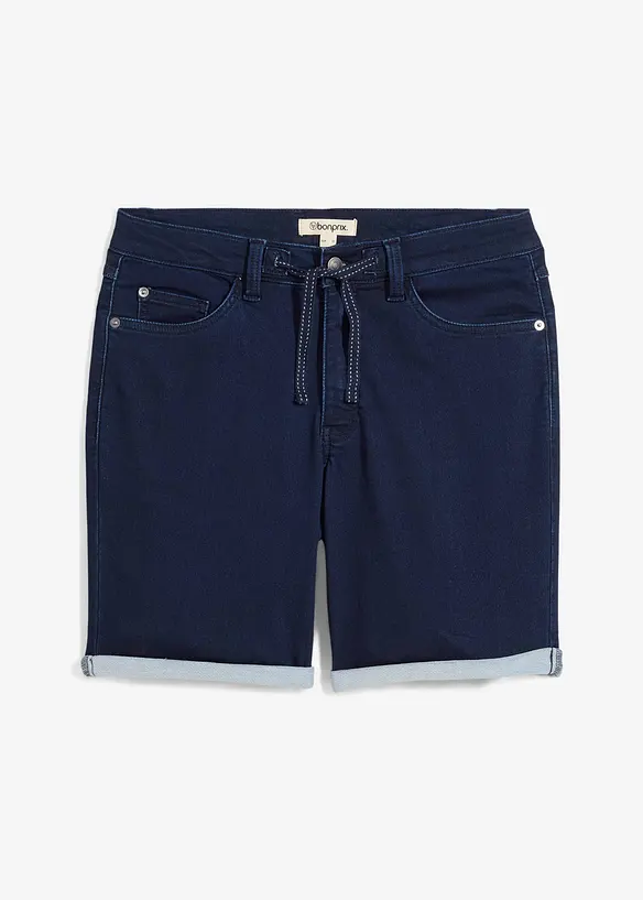 Bermuda di jeans in felpa, regular fit, bonprix