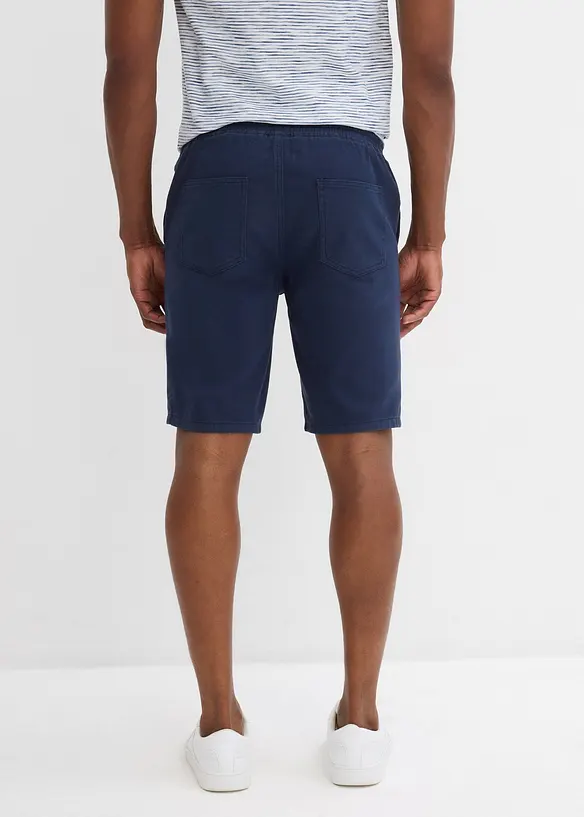 Bermuda con elastico in vita in puro cotone, regular fit, bonprix