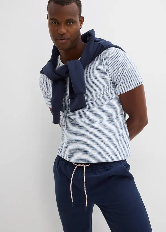 Bermuda con elastico in vita in puro cotone, regular fit, bonprix