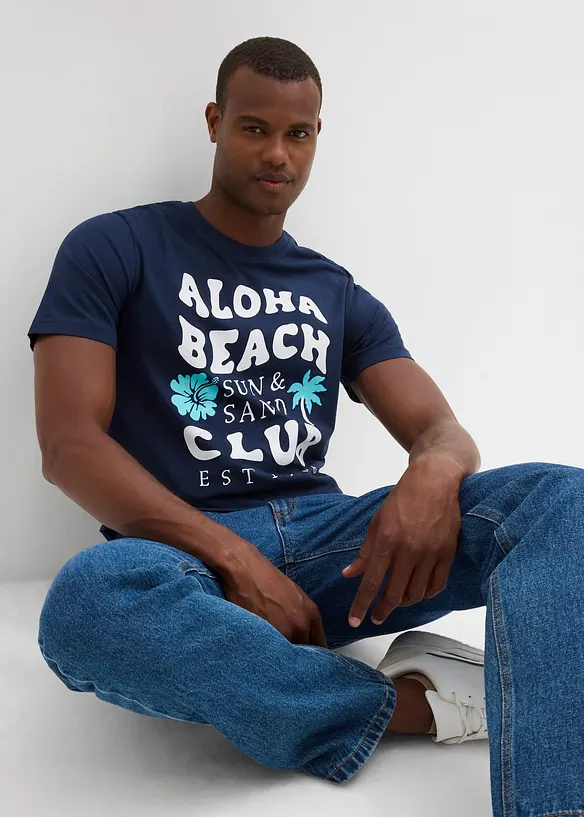 T-shirt in puro cotone, bonprix