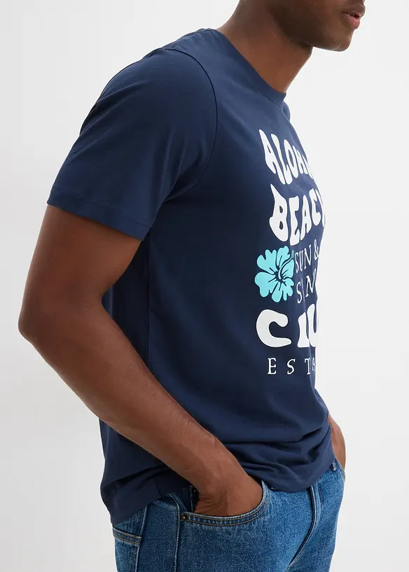 T-shirt in puro cotone, bonprix