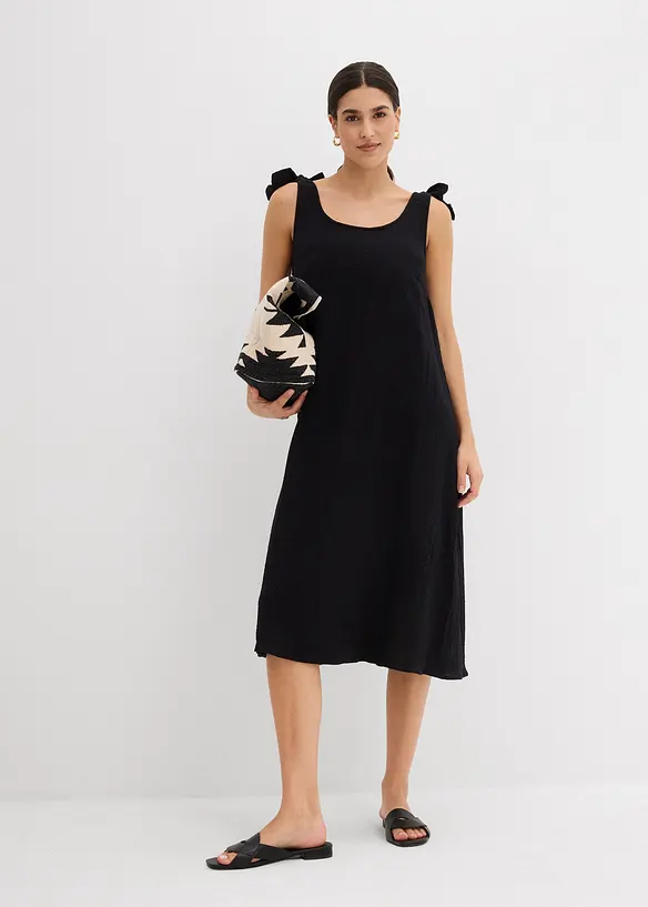 Abito con spalline in mussola morbida, bonprix