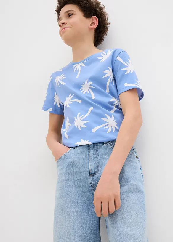 Shorts di jeans elasticizzati, loose fit, bonprix