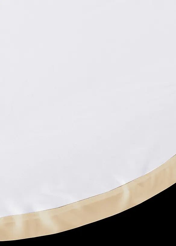 Tendina corta con fascia di satin e poliestere riciclato, bonprix