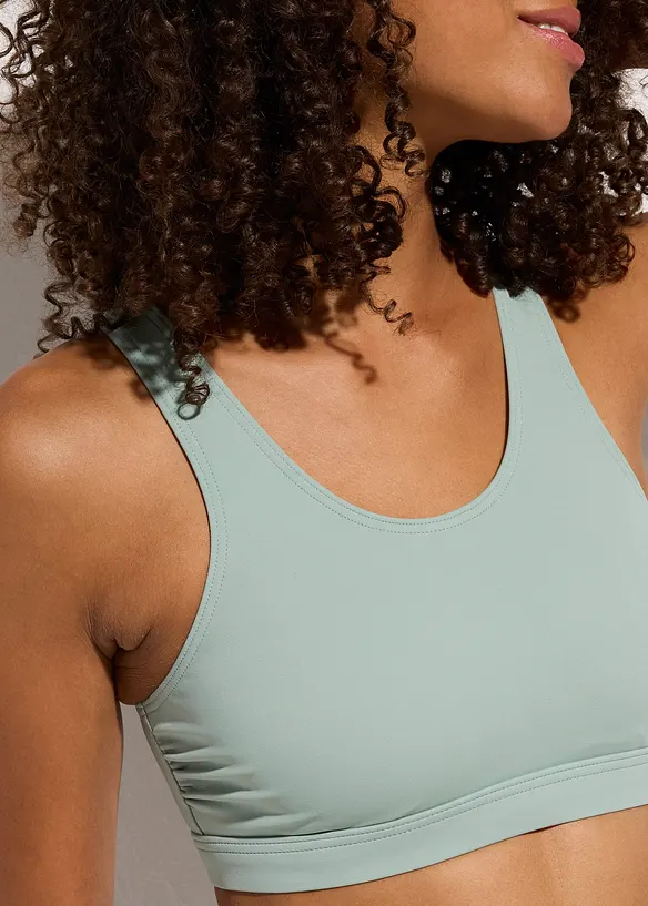 Reggiseno bikini a bustier con sottoseno regolabile, bonprix