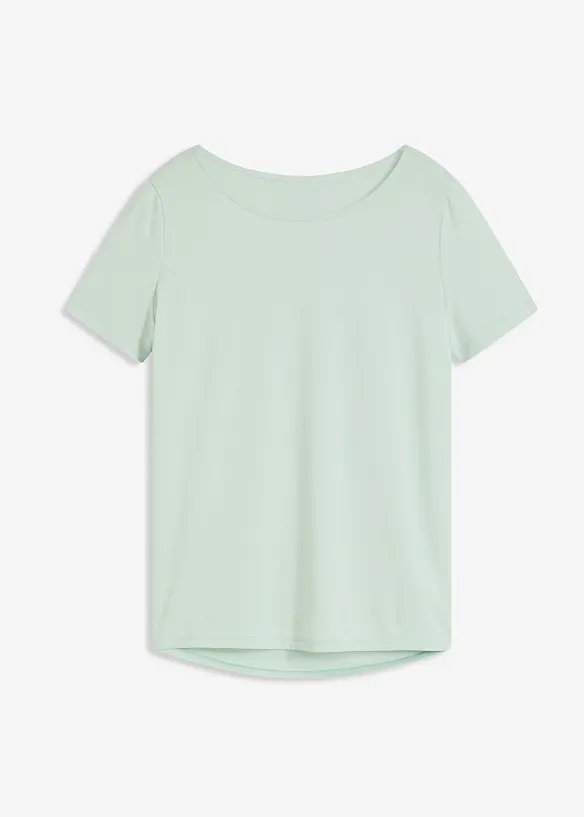 Maglia lunga per sport con scollatura dietro, bonprix