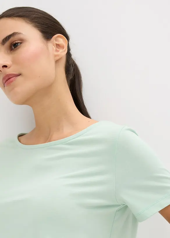 Maglia lunga per sport con scollatura dietro, bonprix