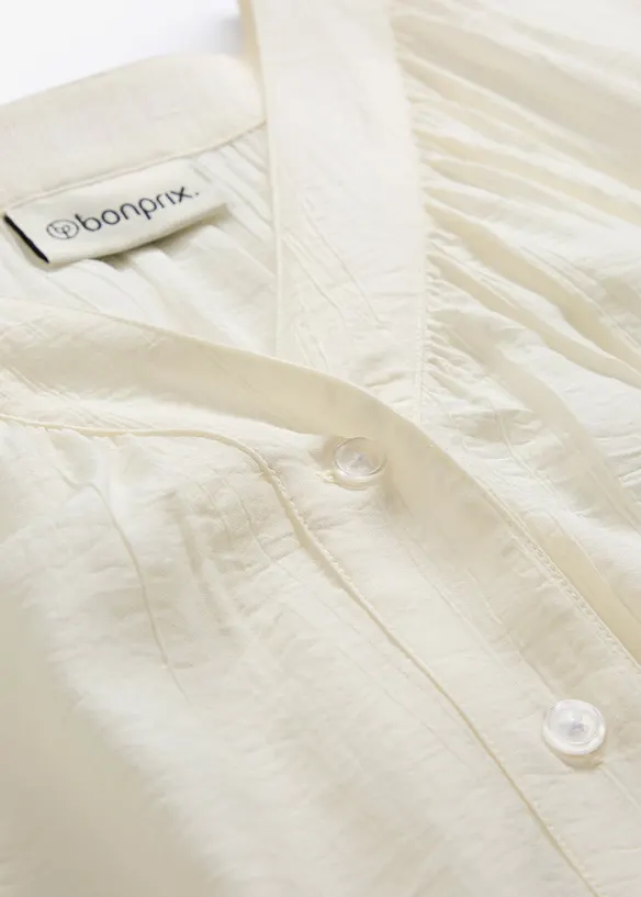 Camicetta oversize in misto viscosa morbido, bonprix
