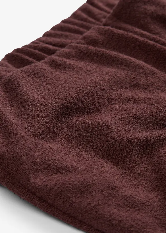 Pantaloni a palazzo in simil maglia, bonprix