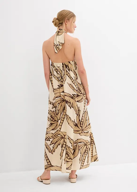 Abito svasato con scollo all'americana, bonprix