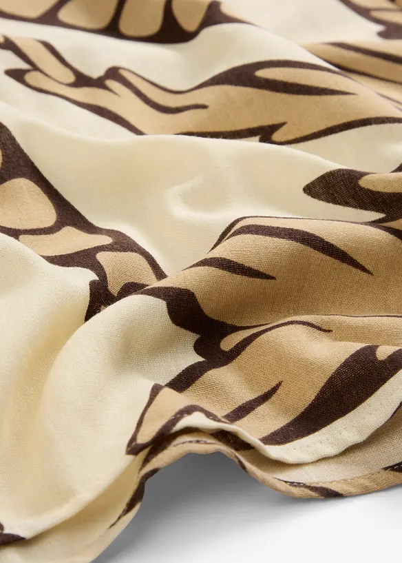 Abito svasato con scollo all'americana, bonprix