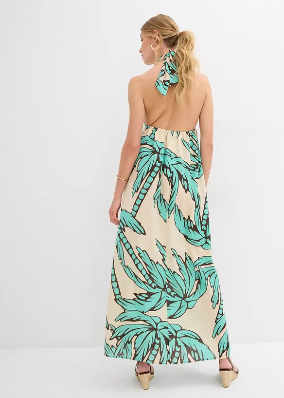 Abito svasato con scollo all'americana, bonprix