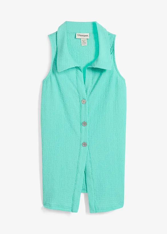 Top in crêpe operato, bonprix