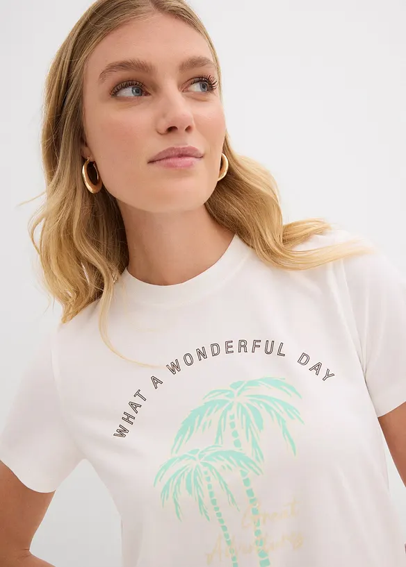 T-shirt con stampa, bonprix