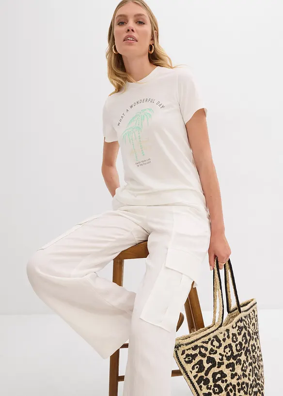 T-shirt con stampa, bonprix