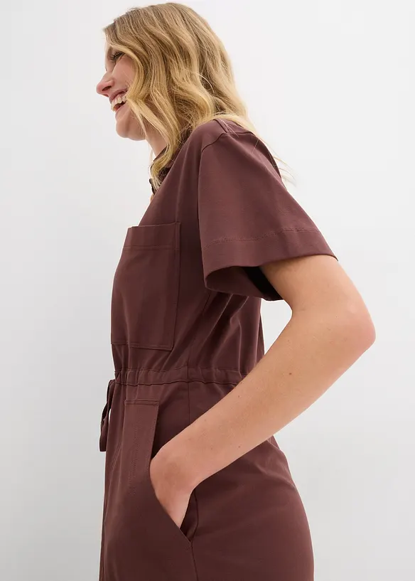 Abito in jersey di cotone elasticizzato, bonprix