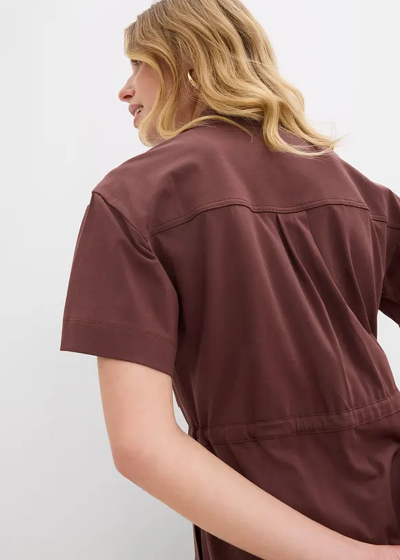 Abito in jersey di cotone elasticizzato, bonprix