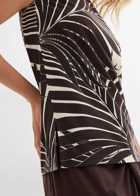 Top con spacchi laterali, bonprix