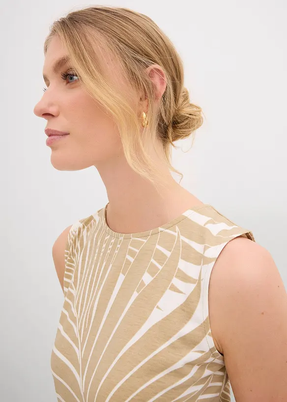 Top con spacchi laterali, bonprix