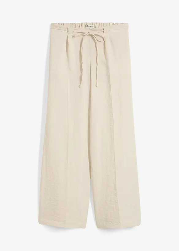 Pantaloni culotte in misto viscosa fluente, bonprix