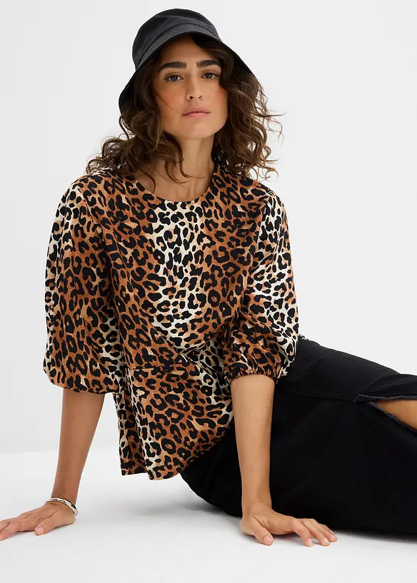 Blusa in fine tessuto misto viscosa, bonprix