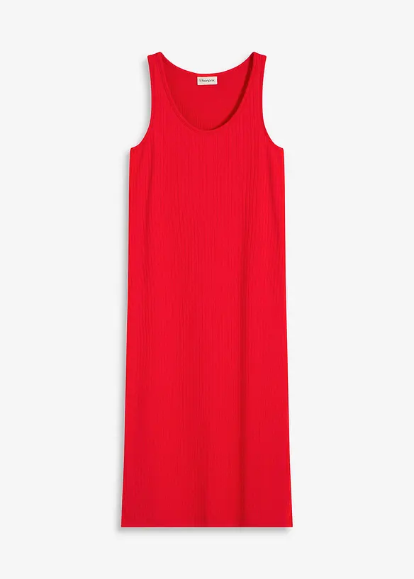 Abito midi a coste morbide, bonprix