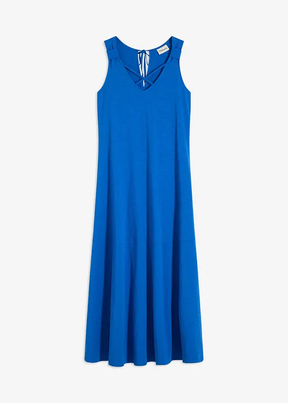 Abito lungo con spalline in puro cotone biologico, bonprix