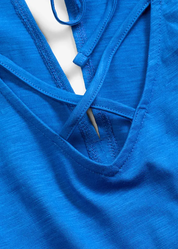 Abito lungo con spalline in puro cotone biologico, bonprix