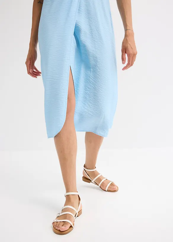Abito tunica in crinkle, bonprix