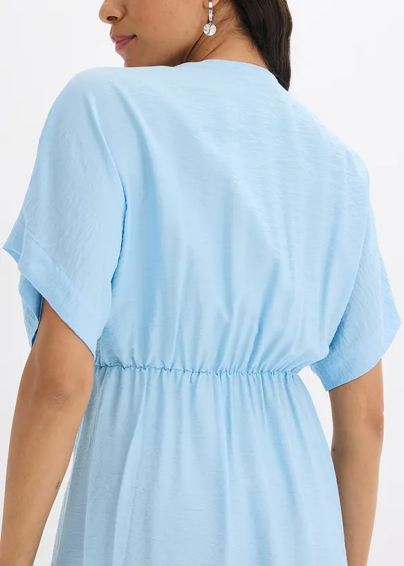 Abito tunica in crinkle, bonprix