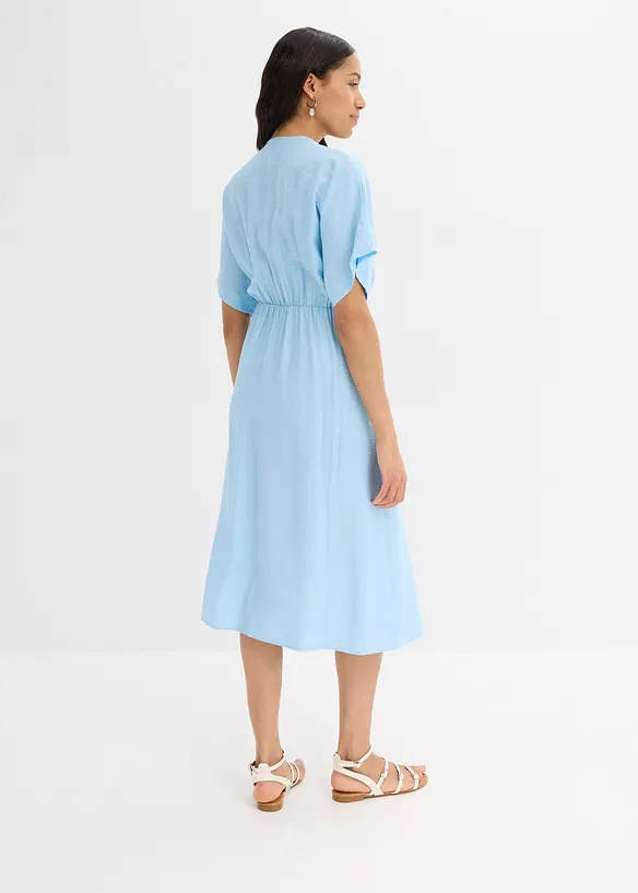 Abito tunica in crinkle, bonprix