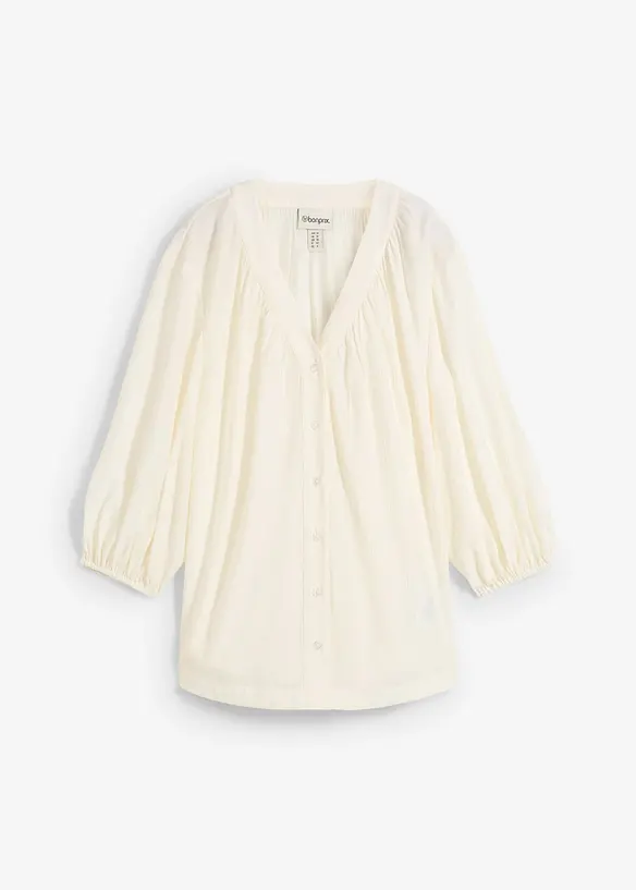 Camicetta oversize in misto viscosa morbido, bonprix