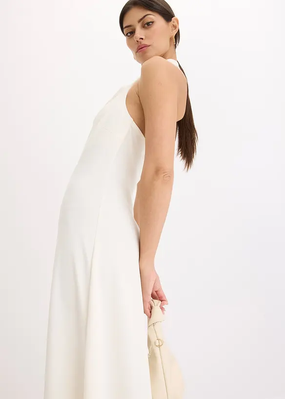 Abito midi con dettaglio in metallo, bonprix