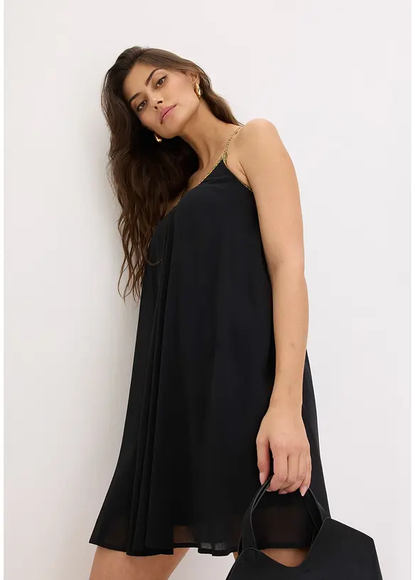 Abito in chiffon con dettaglio raffinato sulla schiena, bonprix