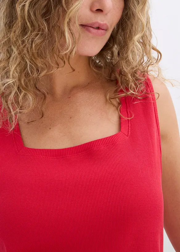 Top lungo in puro cotone, bonprix