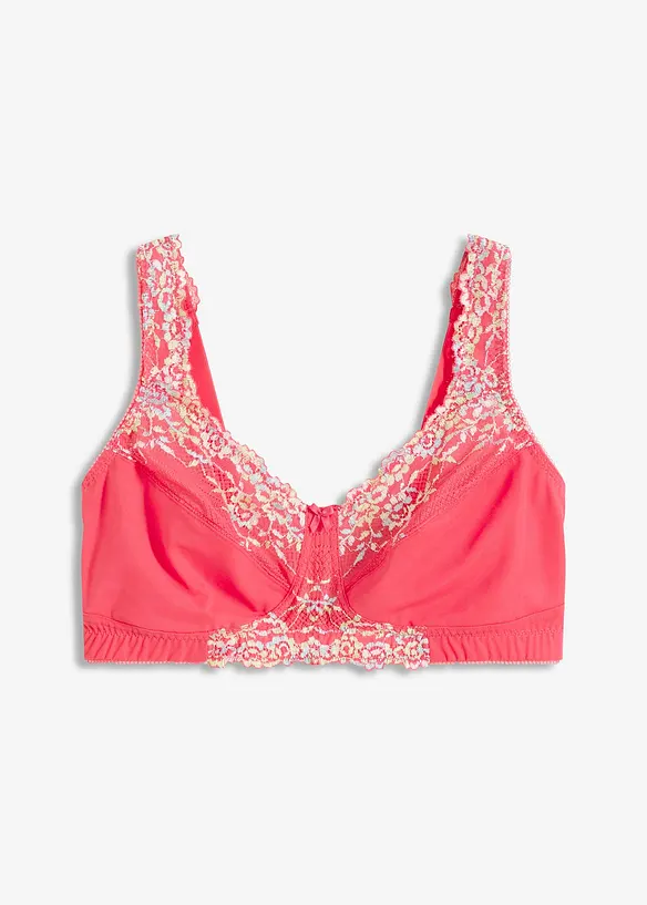 Reggiseno contenitivo senza ferretto con spalline imbottite, bonprix