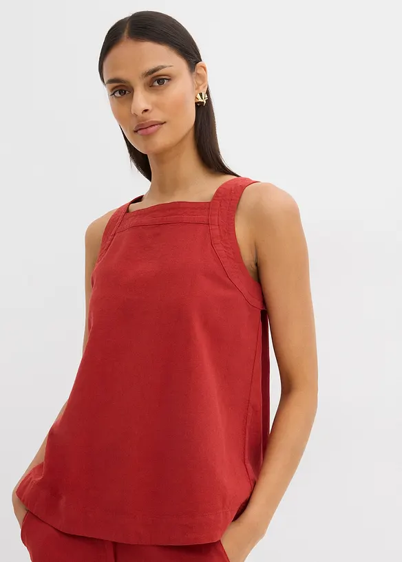 Blusa in misto viscosa con particolare annodato dietro, bonprix
