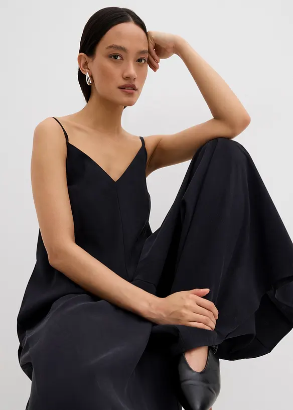 Tuta elegante in misto viscosa con spalline regolabili, bonprix