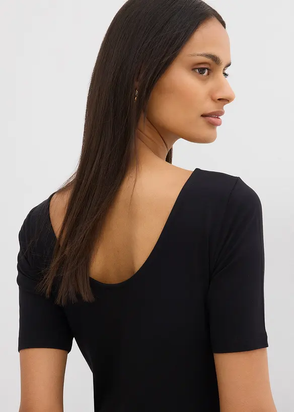 T-shirt in fine viscosa, bonprix