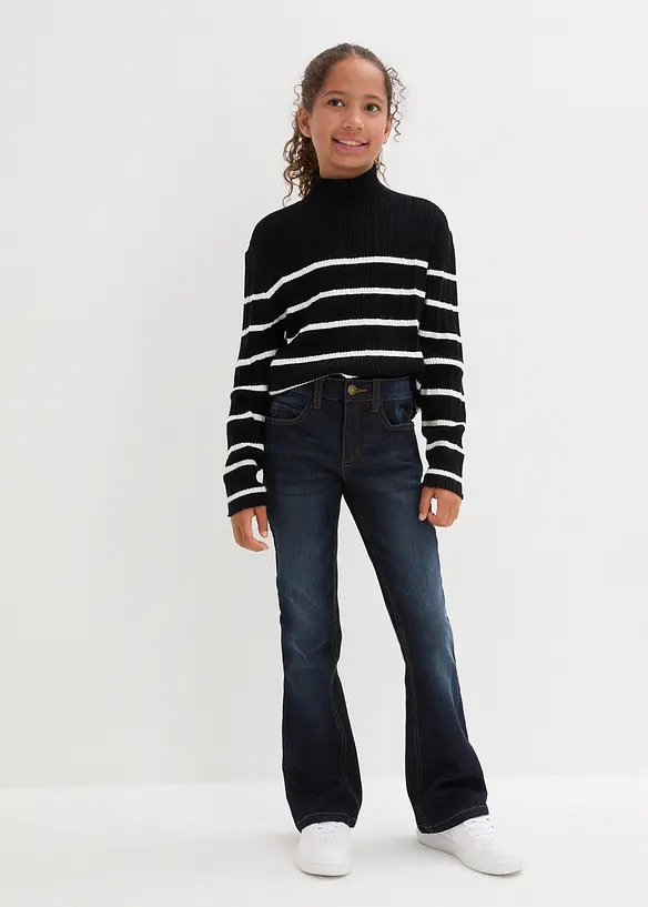 Jeans flared a vita media, bonprix