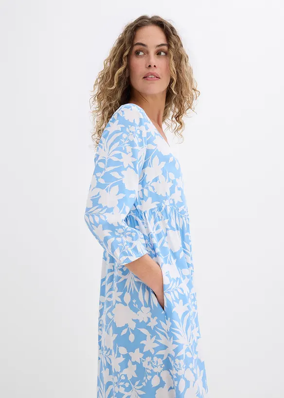 Abito midi in viscosa fluente, bonprix