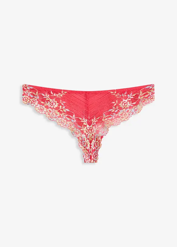 Perizoma con pizzo colorato, bonprix