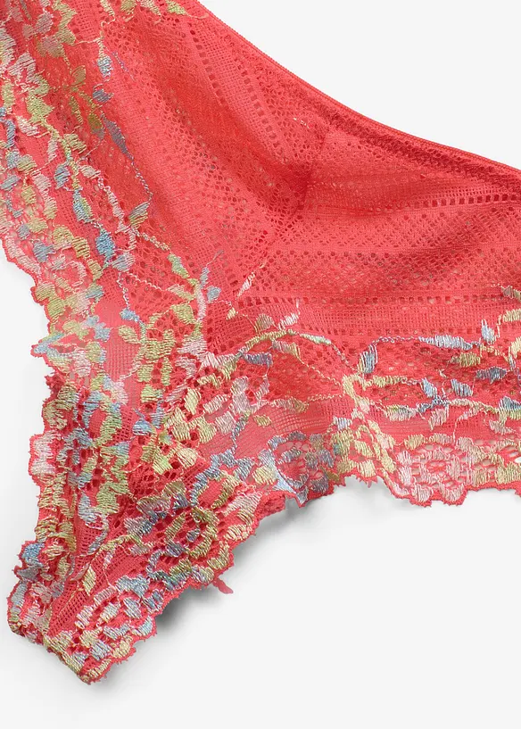 Perizoma con pizzo colorato, bonprix