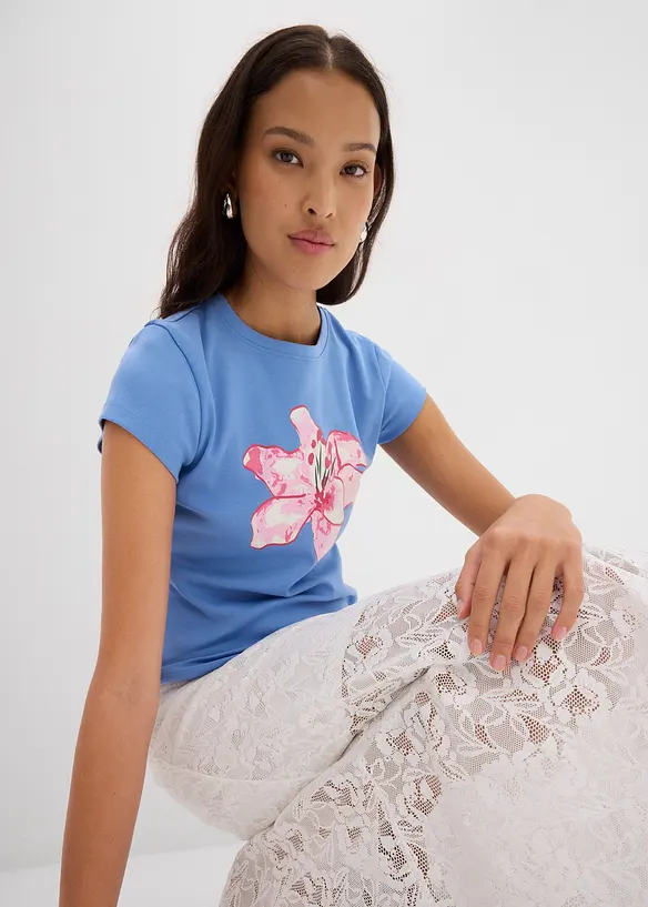 T-shirt in puro cotone biologico, bonprix